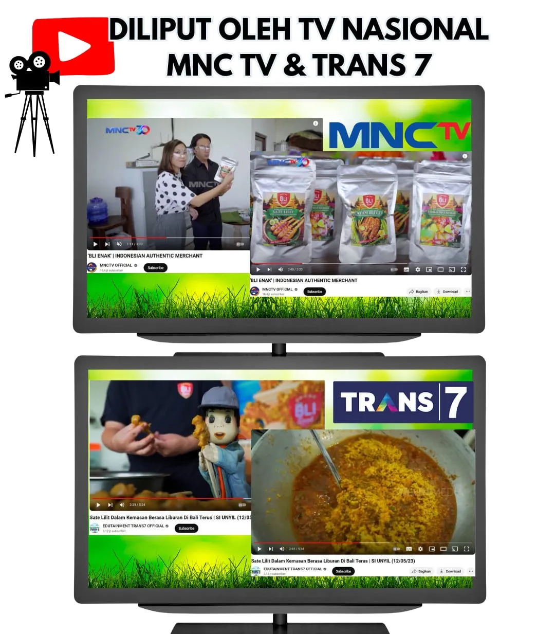 bli enak bali diliput TV nasional